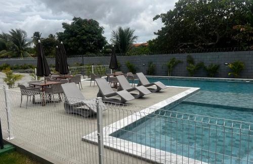 Barra de Sao Miguel Apartment | AP quarto/sala com varanda ampla