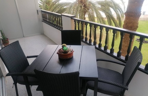 Playa del Aguila Apartment | Apartment "Soraya" on the Beach with Sea Views, Wi-Fi, Pool and Garden
