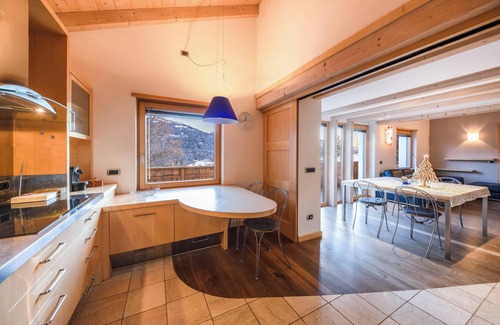 Castello-Molina di Fiemme Apartment | Apartment "La Pratolina Attico" with Mountain View & Balcony