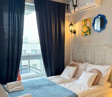 Lodz Apartment | Apartament Lemon Loom przy Księżym Młynie - Klimatyzacja - FV - WiFI - Wejście na KOD
