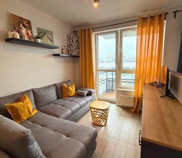 Lodz Apartment | Apartament Lemon Loom przy Księżym Młynie - Klimatyzacja - FV - WiFI - Wejście na KOD