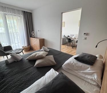 Krynica-Zdroj Apartment | "Apartament z widokiem Cicha 14B" - Centrum, garaż podziemny
