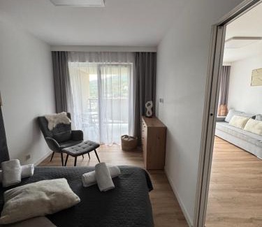 Krynica-Zdroj Apartment | "Apartament z widokiem Cicha 14B" - Centrum, garaż podziemny
