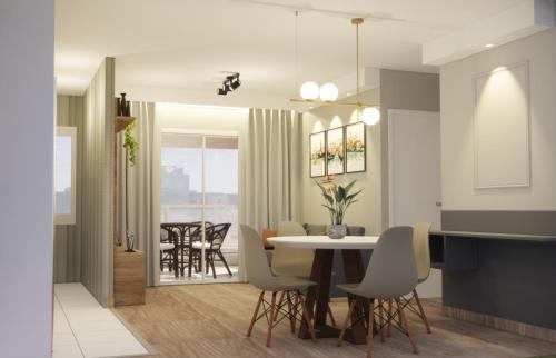 Campinas Apartment | Apartamento 1604 no Bosque com um quarto sala cozinha completa e uma vaga de garagem