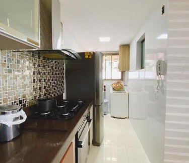 Praia de Itaparica Apartment | Apartamento De frente ao mar, linda varanda com churrasqueira