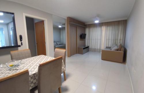 Muquicaba Apartment | Apartamento Garden 106 Praia do Morro na quadra da praia com ar condicionado em todos os quartos