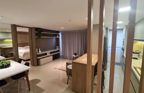 Foz do Iguacu Apartment | Apartamento Studio no último andar no CENTRO de FOZ com linda VISTA