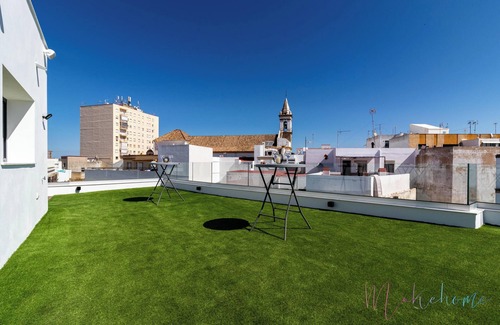 Ayamonte Apartment | ‘Apartamentos luxury Doña Bella 2D’ with Shared Pool, Wi-Fi, A/C & Terrace