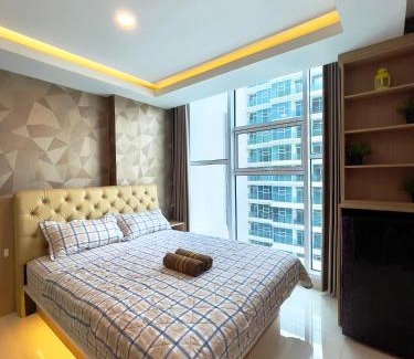 Tangerang Apartment | apartemen brooklyn alsut Studio bergaya modern,pusatkota,cozy,pool,gym,wifi