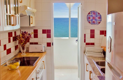 San Juan de los Terreros Apartment | Apartment with pool on the beachfront. Stunning views, Internet, A/C,