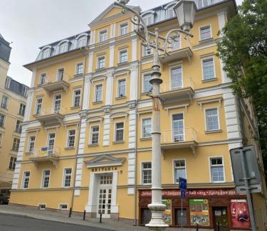 Marianske Lazne Apartment | Apartman 37 rezidence Britania v centru Mariánských Lázní