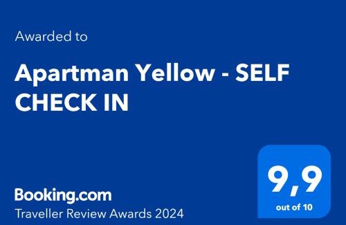 Osijek Apartment | Apartman Yellow - SELF CHECK IN