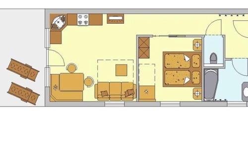 Hollersbach im Pinzgau Apartment | Apartment A / 1 bedroom / shower od. Bathroom, toilet 4 pers - The dovecote - apartment