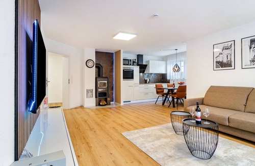 Radolfzell am Bodensee Apartment | Apartment 'Time4you' with Shared Pool, Private Terrace and Wi-Fi