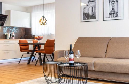 Radolfzell am Bodensee Apartment | Apartment 'Time4you' with Shared Pool, Private Terrace and Wi-Fi