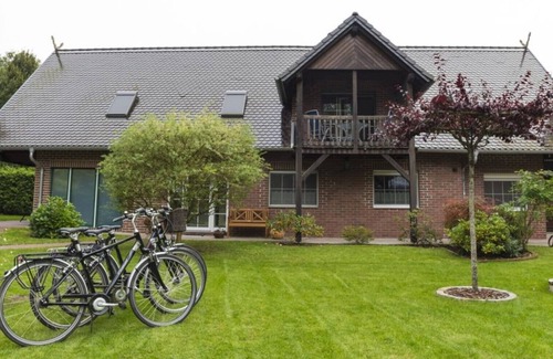 Burg Apartment | Apartment 1 in a quiet, idyllic holiday property, directly on the river with a large garden