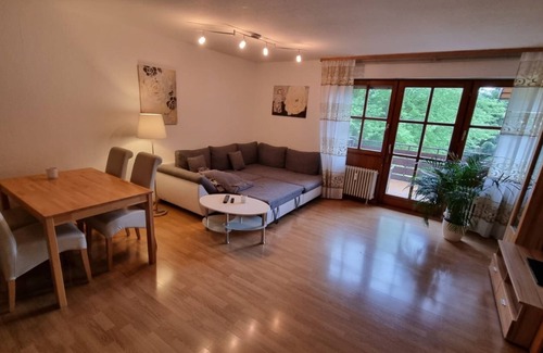 Bad Krozingen Apartment | Apartment '2 Zimmer Appartement 38' with Private Terrace, Shared Garden and Wi-Fi