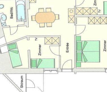 Saas-Fee Apartment | Apartment ∙ 3 bedrooms ∙ 5 guests