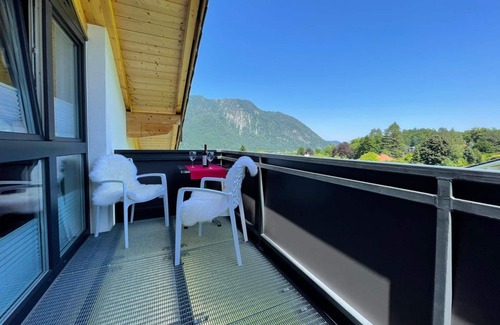 Gmain Apartment | Apartment 5 Studio Apartment 33 sqm, 1 to 2 persons, balcony with wonderful mountain view