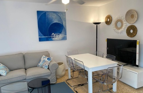 Benicassim Apartment | Apartment '50m Beach - Voramar Area' with Private Terrace, Private Garden and Wi-Fi