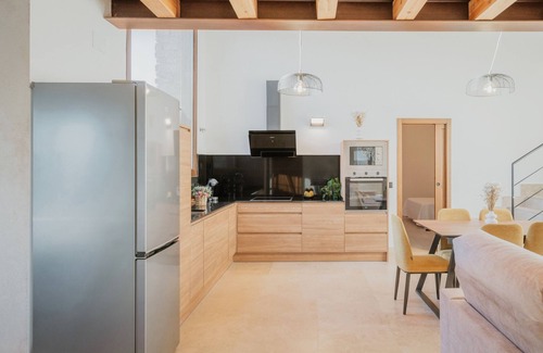 Aldeasaz Apartment | Apartment 'Acebos' with Mountain View, Wi-Fi and Air Conditioning