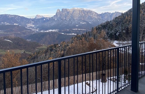 Longomoso Apartment | Apartment "Alpenglow Aurelia" with Mountain View, Private Terrace & Wi-Fi