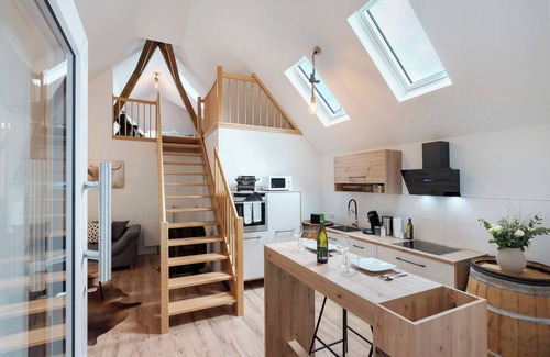 Buehlertal Apartment | Apartment 'Appartment Waldloft' with Mountain View, Private Terrace and Wi-Fi