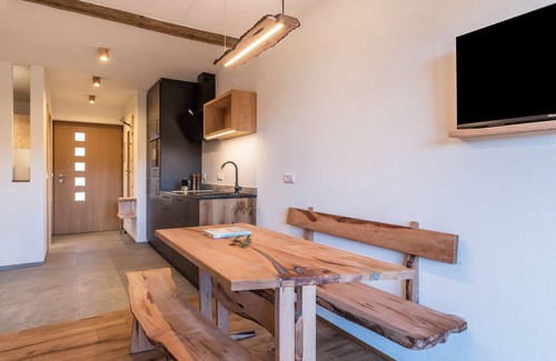 Collalbo Apartment | Apartment "Aschnerhof Holzhitt" with Mountain View, Private Balcony & Wi-Fi