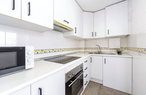 Retamar Apartment | Apartment 'Ático Nuevo Con Piscina' with Sea View, Shared Pool and Air Conditioning