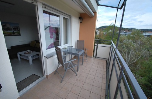 Bad Kissingen Apartment | Apartment AusZeit - View over Bad Kissingen