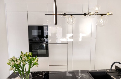 Dziwnow Apartment | Apartment by Dziwna River with Pool Access