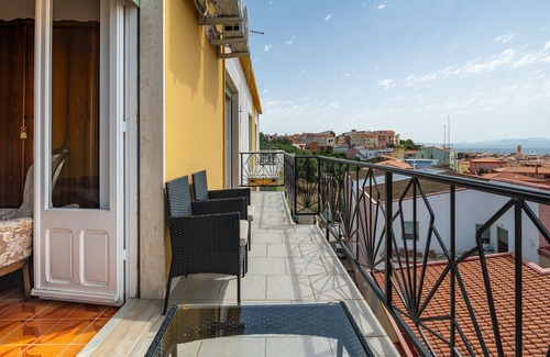 Carloforte Apartment | Apartment "Carloforte Casa con Vista" with Sea View, Balcony & Wi-Fi