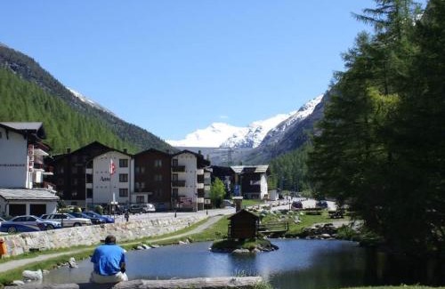 Saas Almagell Apartment | Apartment Chalet Alpenrösli by Interhome