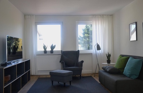 Muritz Apartment | Apartment 'An Der Dorfkirche' with Shared Garden and Wi-Fi