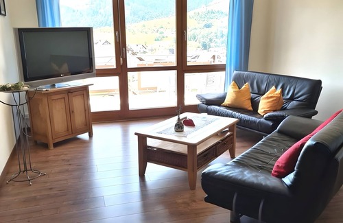 Oberharmersbach Apartment | Apartment 'Echle' with Mountain View, Balcony and Wi-Fi