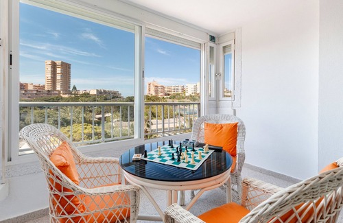 Diputacion de Rincon de San Gines Apartment | Apartment 'El Buen Sol' with Sea View, Shared Pool and Wi-Fi