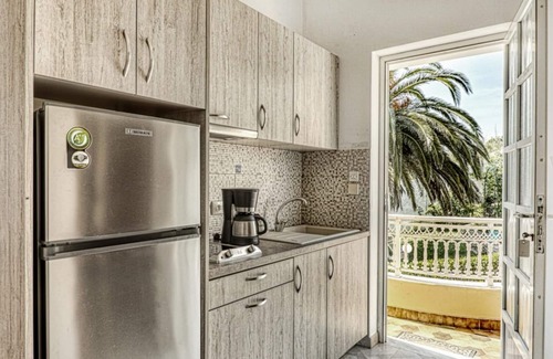 Agios Georgios Pagon Apartment | Apartment for 3 people - with a beautiful sea view just 50m from the beautiful sandy beach