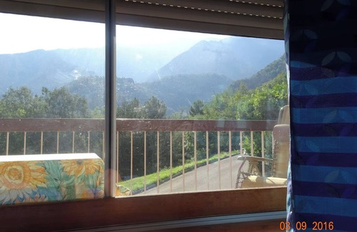 Vernet-les-Bains Apartment | Apartment 'F1 Massif Du Canigou' with Mountain View, Shared Garden and Balcony