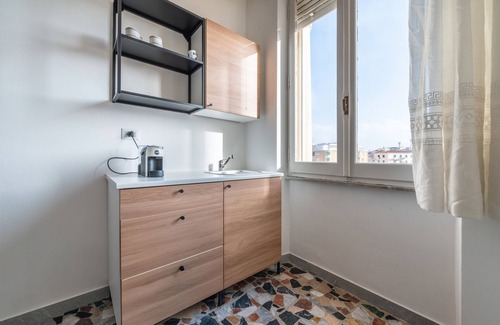 Province of Cagliari Apartment | Apartment 'Family Comfort Sole' with Balcony, Wi-Fi and Air Conditioning