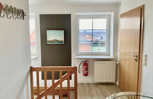 Enge-Sande Apartment | Apartment 'Ferienwohnung Diddi' with Balcony and Wi-Fi