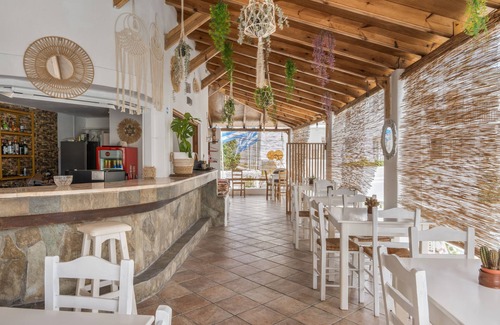 Kalymnos Town Apartment | Apartment 'Garden View No 3' with Mountain View, Wi-Fi and Air Conditioning