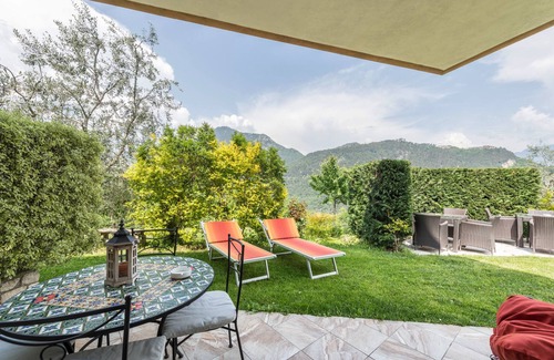Tremosine Apartment | Apartment 'Georesort D2' with Mountain View, Wi-Fi and Air Conditioning