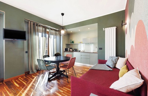 Alassio Apartment | Apartment 'Happy Clouds' with Balcony, Wi-Fi and Air Conditioning