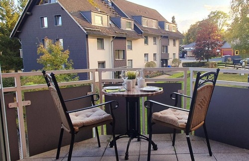 Braunlage Apartment | Apartment 'Harzblick' with Private Terrace, Balcony and Wi-Fi