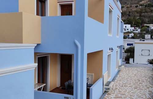 Panteli Apartment | Apartment In A Hotel 'Anemi Leros 3' with Sea View, Wi-Fi and Air Conditioning