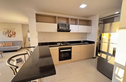 Armenia Apartment | Apartment in Fundadores with balcony, pool, sauna