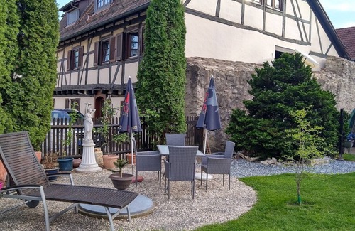 Mengen Apartment | Apartment in historic building from 1467, close to nature and yet central