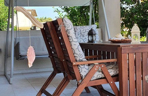 Loutra Oraias Elenis Apartment | Apartment in Loutra Elenis with Garden