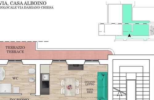 Pavia Apartment | Apartment in Pavia with 1 bedrooms sleeps 2