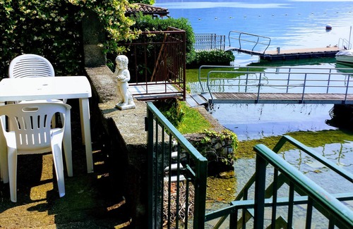 Cima Apartment | Apartment in villa LE PALME directly on the lake of Lugano